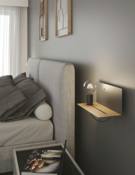 FLASH - Adjustable metal wall lamp with USB by Fan Europe Lighting - view 3